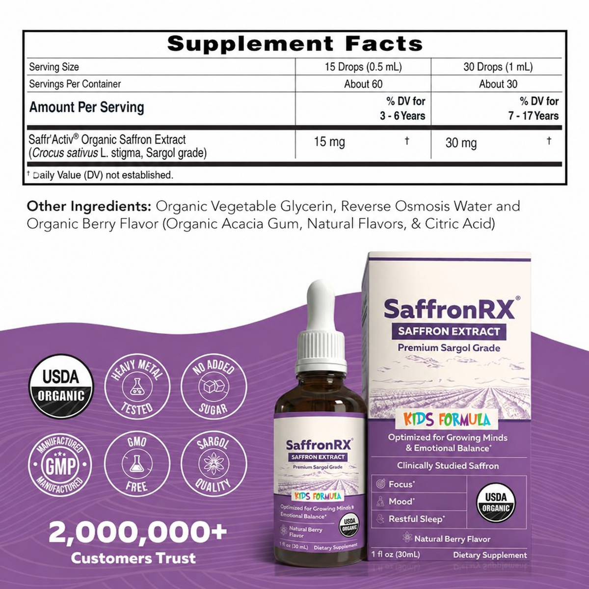 Safriva™ Saffron RX Drops
