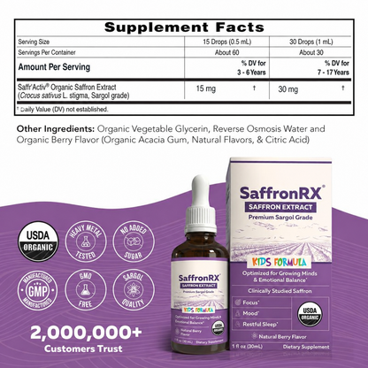 Safriva™ Saffron RX Drops